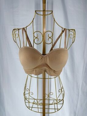 Yummie Convertible Strapless Bandeau Bra - Medium - Natural Beige Nude